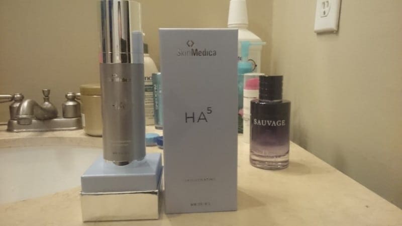 Skinmedica HA5 review bathroom image