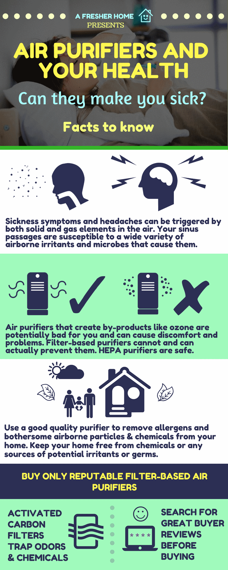 Can air purifiers make you sick infographic
