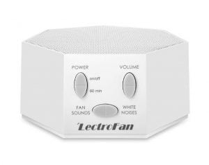 LectroFan white noise machine white color