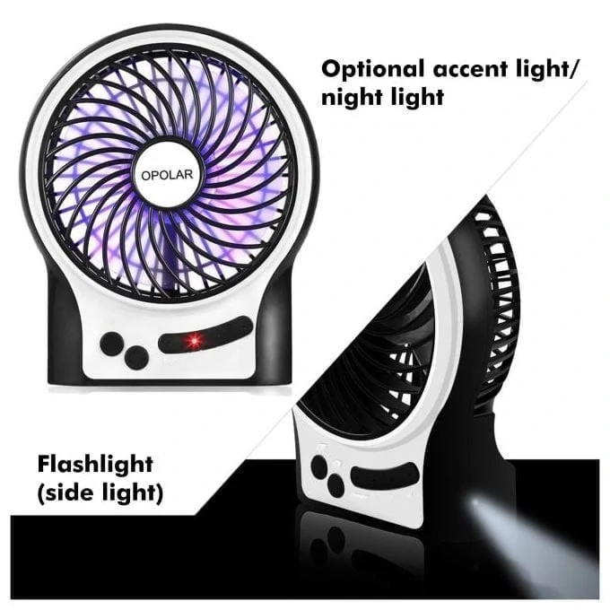 Opolar portable fan light features image