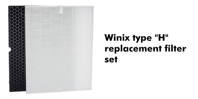 Example image of the Winix filter H replacement filter set