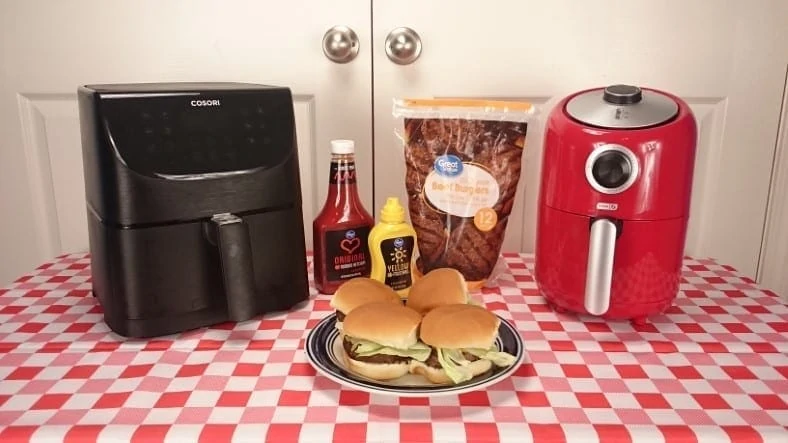 How to cook frozen hamburges in an air fryer featured image