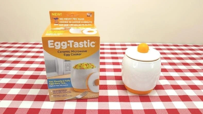 Eggtastic ceramic microwave egg cooker example