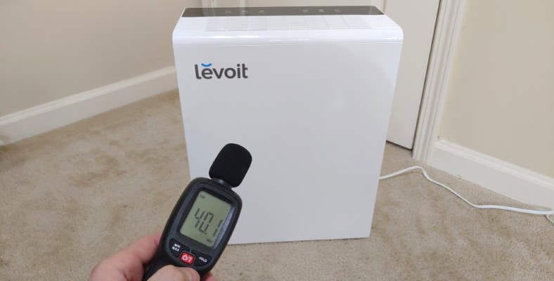 Levoit LV-PUR131 volume measurement with decibel meter