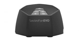 LectroFan Evo white noise machine product image - charcoal color