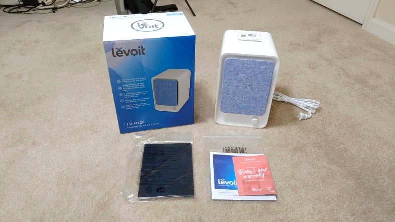 Levoit LV-H126 purifier included items image