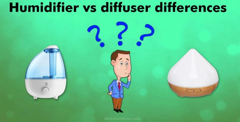 humidifier vs diffuser differences section image