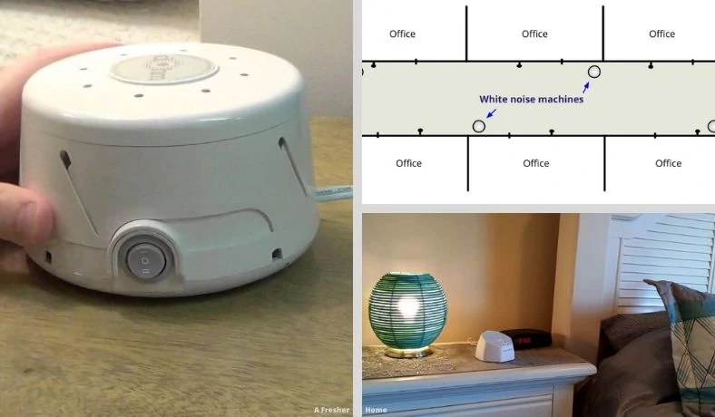 where to put a white noise machine featured image