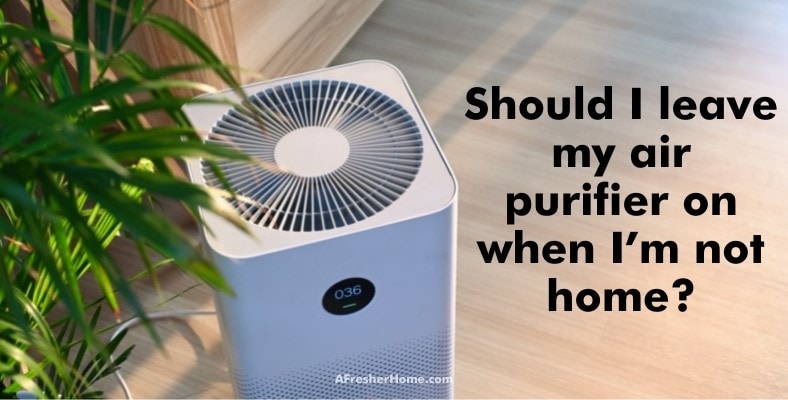 should i leave my air purifier on when im not home