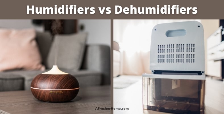 what is the difference between humidifiers and dehumidifiers